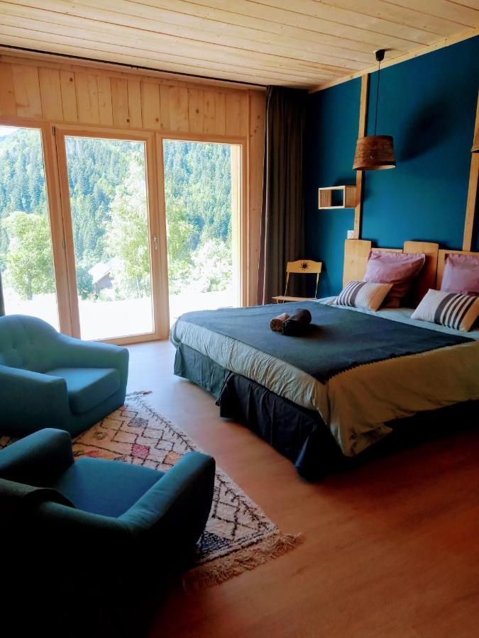 Le Chalet Du Blanc Spa Yoga Aillon-le-Jeune ภายนอก รูปภาพ