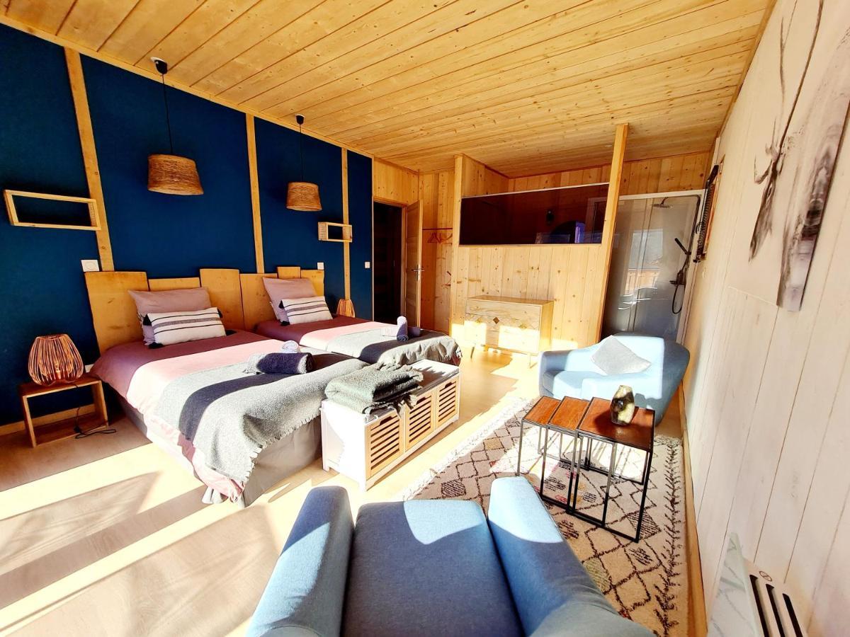 Le Chalet Du Blanc Spa Yoga Aillon-le-Jeune ภายนอก รูปภาพ