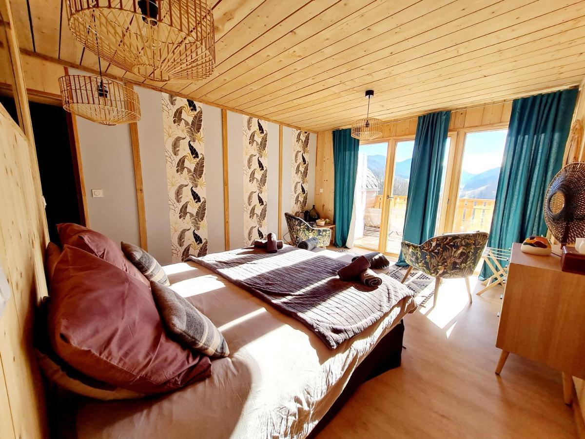 Le Chalet Du Blanc Spa Yoga Aillon-le-Jeune ภายนอก รูปภาพ