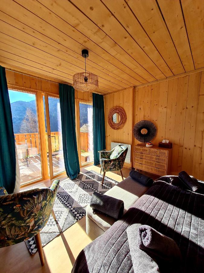 Le Chalet Du Blanc Spa Yoga Aillon-le-Jeune ภายนอก รูปภาพ