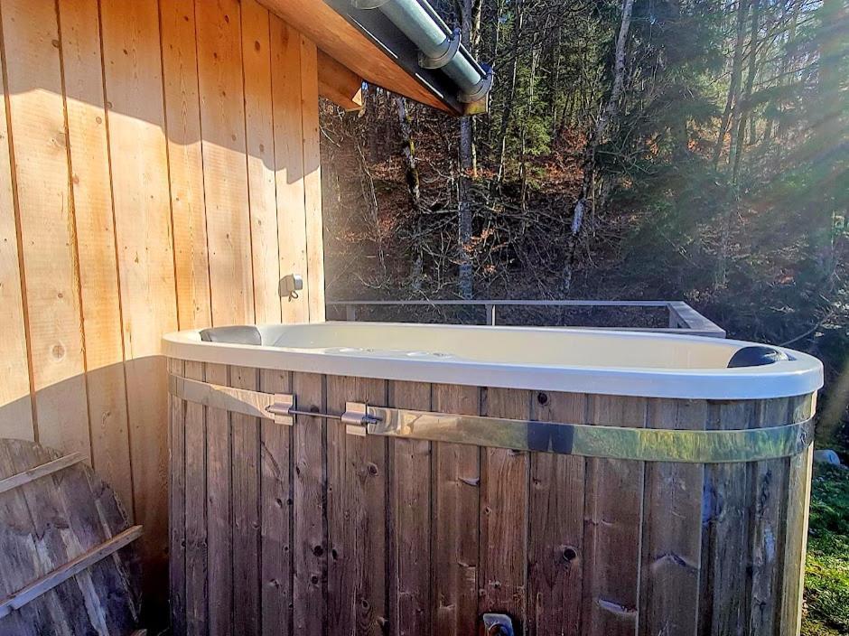 Le Chalet Du Blanc Spa Yoga Aillon-le-Jeune ภายนอก รูปภาพ