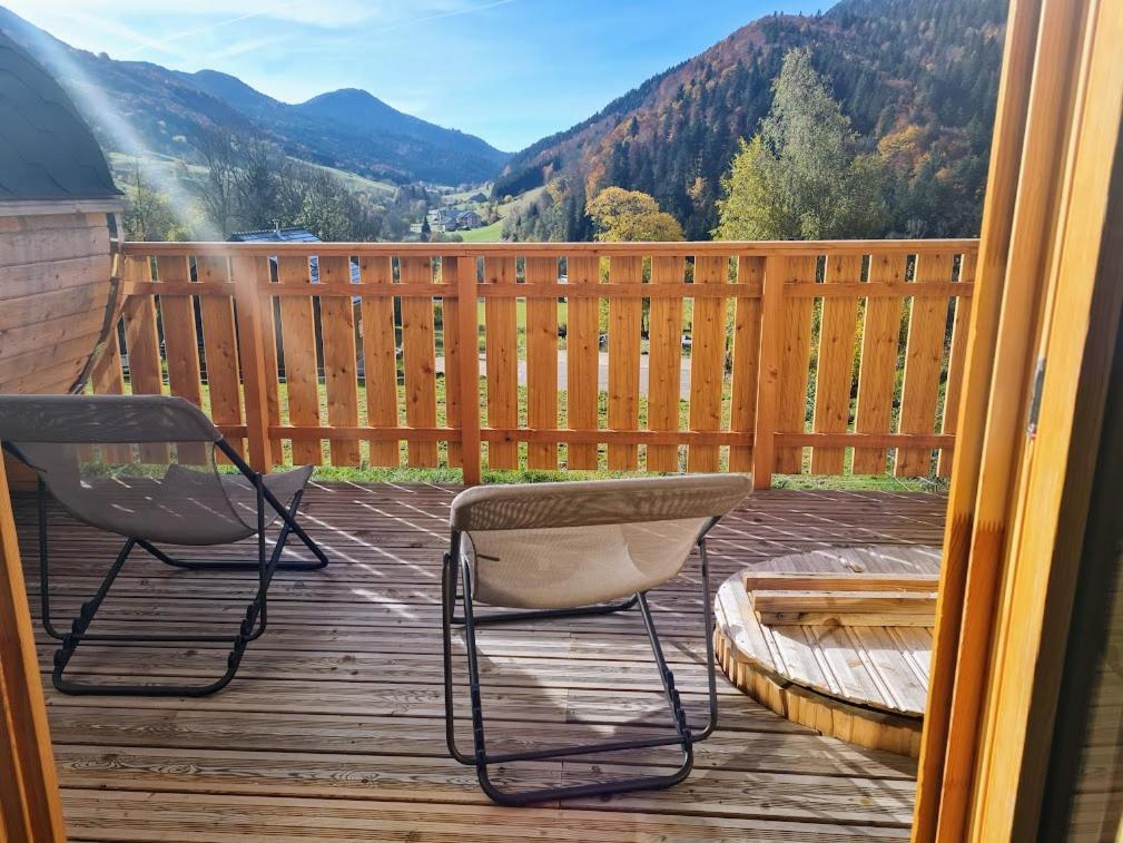 Le Chalet Du Blanc Spa Yoga Aillon-le-Jeune ภายนอก รูปภาพ