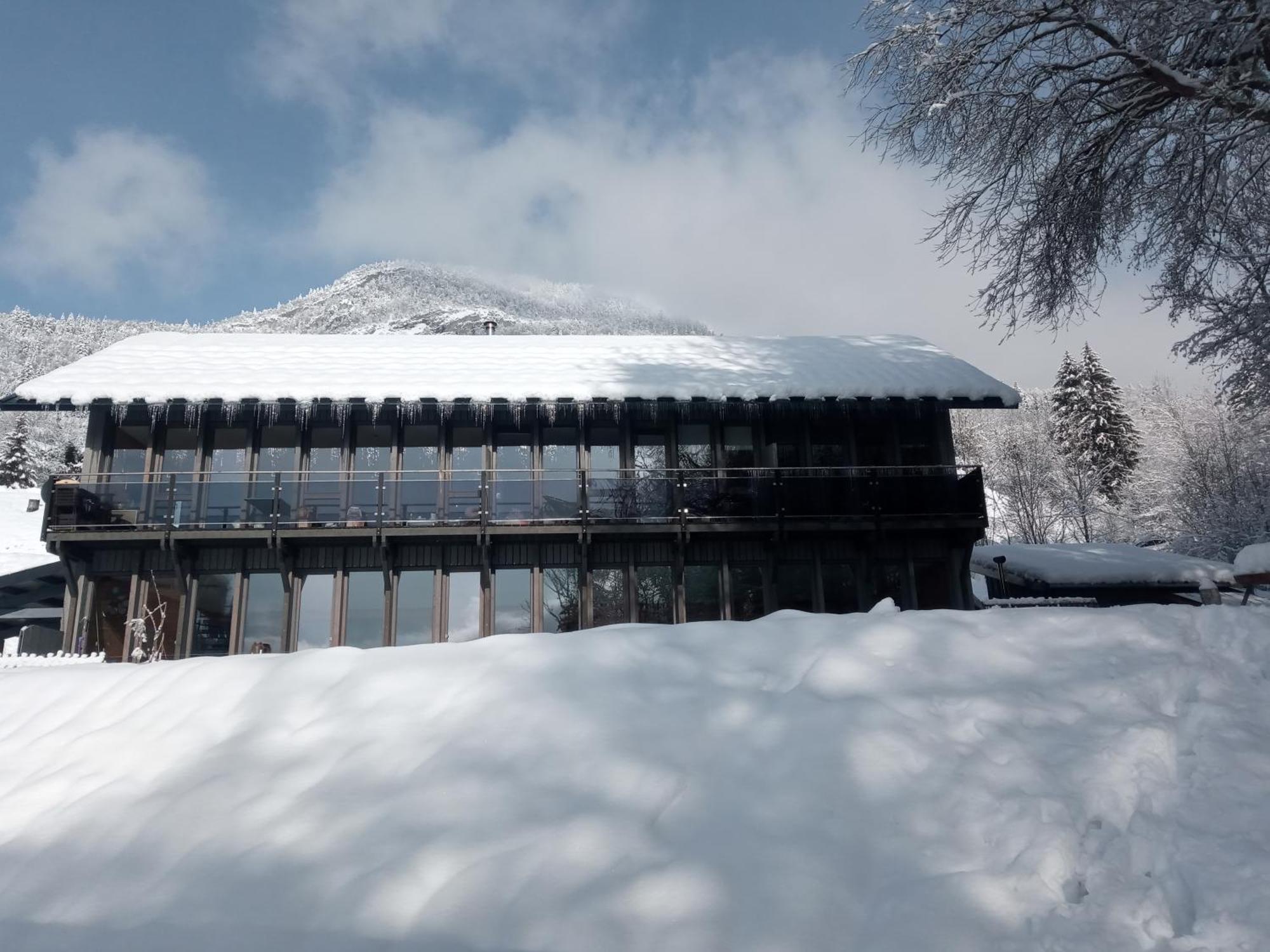 Le Chalet Du Blanc Spa Yoga Aillon-le-Jeune ภายนอก รูปภาพ