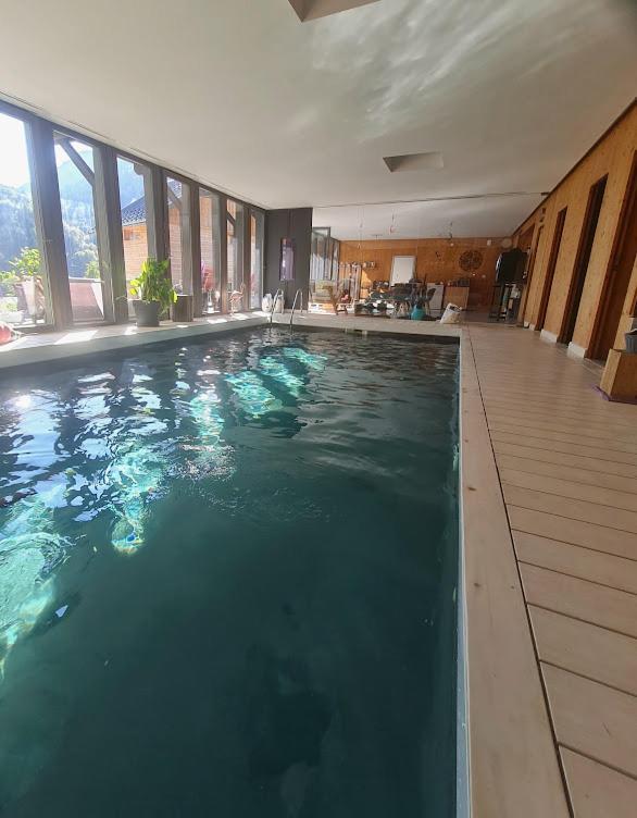 Le Chalet Du Blanc Spa Yoga Aillon-le-Jeune ภายนอก รูปภาพ