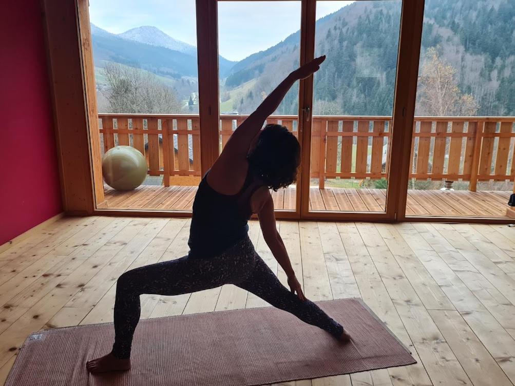 Le Chalet Du Blanc Spa Yoga Aillon-le-Jeune ภายนอก รูปภาพ
