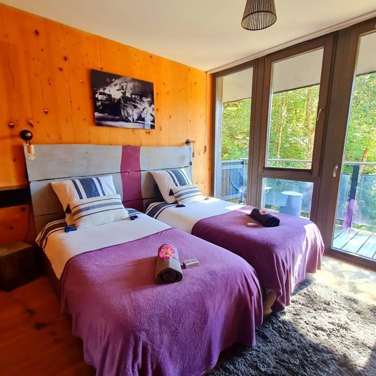 Le Chalet Du Blanc Spa Yoga Aillon-le-Jeune ภายนอก รูปภาพ