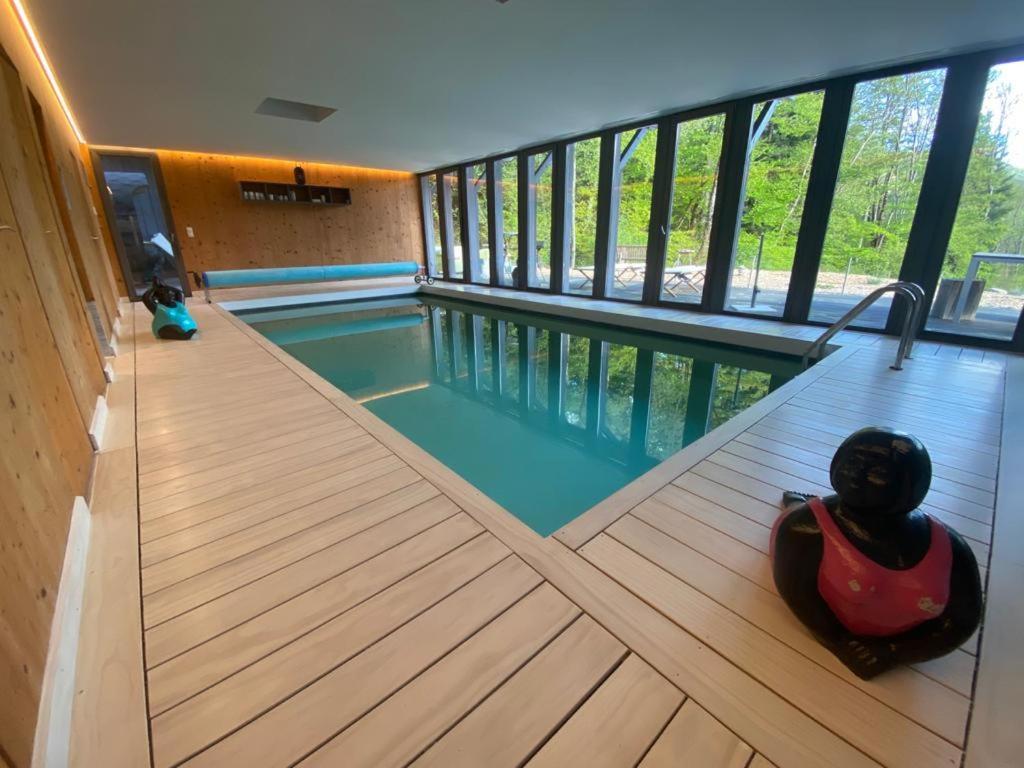 Le Chalet Du Blanc Spa Yoga Aillon-le-Jeune ภายนอก รูปภาพ